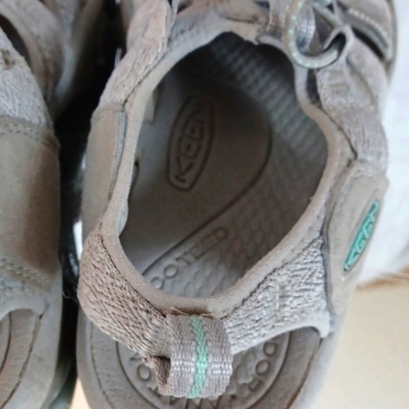 Keen Hiking Gray Womans Activewear Lace Up Sandals sz 7 Waterproof - Picture 5 of 10
